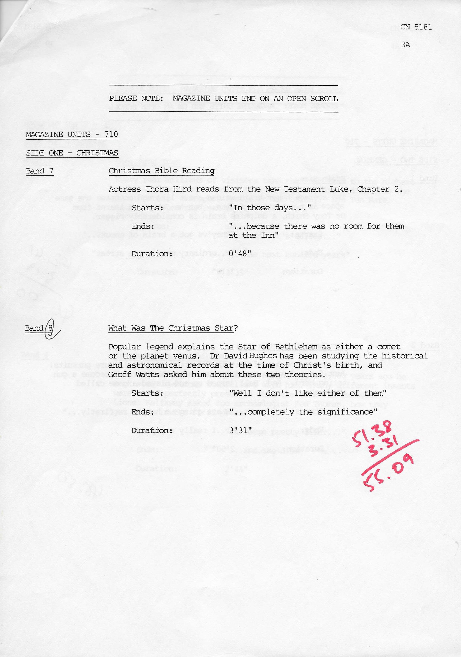 Inserts from CN 5181